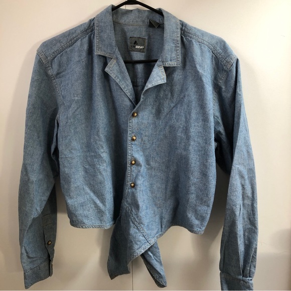 LIZ WEAR Self Tie Button Shirt - Picture 5 of 8